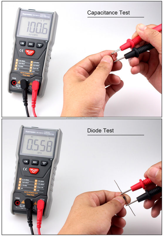 Warm verkoop Elektrische Multi Tester Mini Draagbare Smart Auto Range Digitale Multimeter