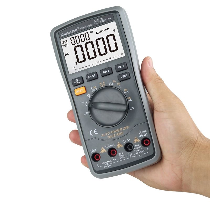 ABS Elektrische onderdelen 04A OEM ODM Auto-reeks Smart Multitester laboratoriumapparatuur DC/AC 20000 Counts Digitale multimeter