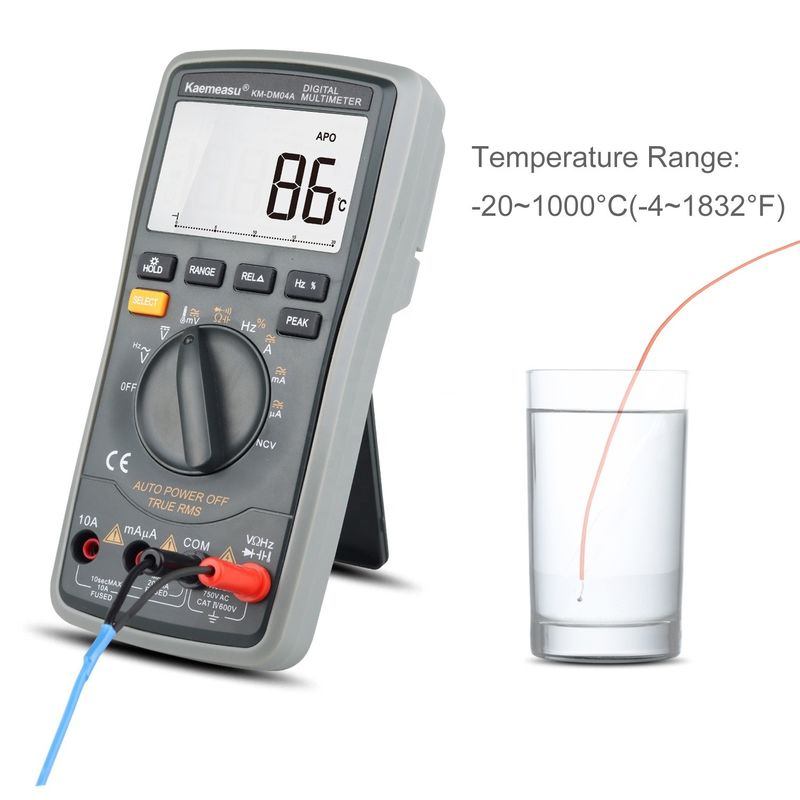 ABS Elektrische onderdelen 04A OEM ODM Auto-reeks Smart Multitester laboratoriumapparatuur DC/AC 20000 Counts Digitale multimeter