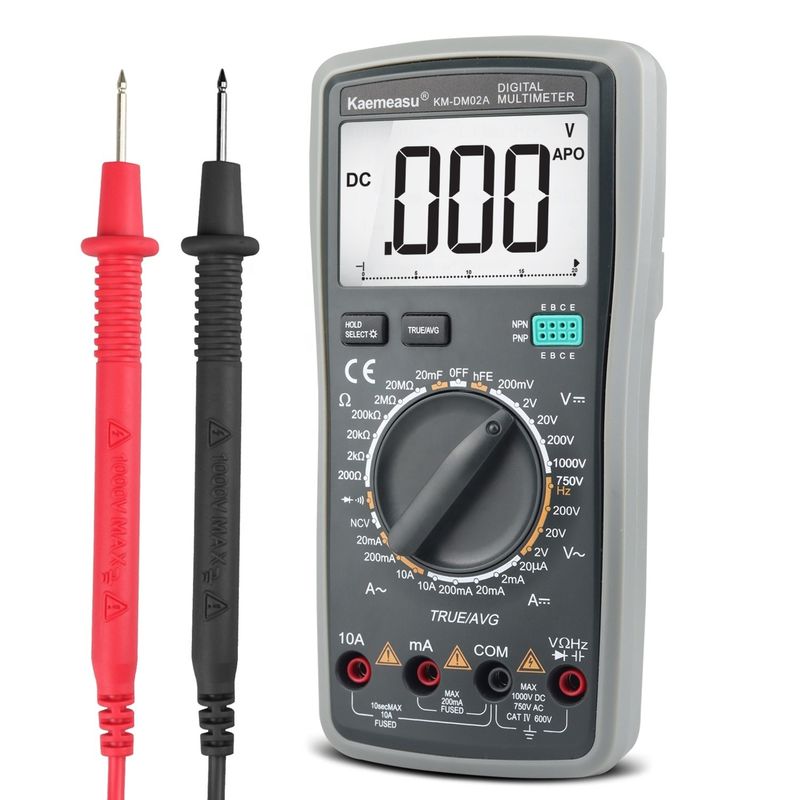 1000V professionele digitale multimeter Autorange multimeter DC AC Spanning stroom NCV True RMS Test Digitale multimeter Tester