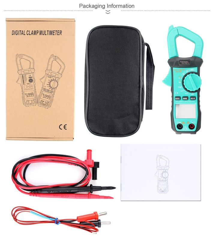 21C Warm verkoop elektrische klem Spanningsmeter spanningsmelder multimeter draagbare klem multimeter digitale multimeters