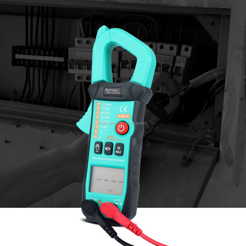 600A Stroommeting Trms Auto-bereik Spanning Ammeter Hz Ohm Ncv Tester Multimeter Ampere Meter Klemmeter 21E