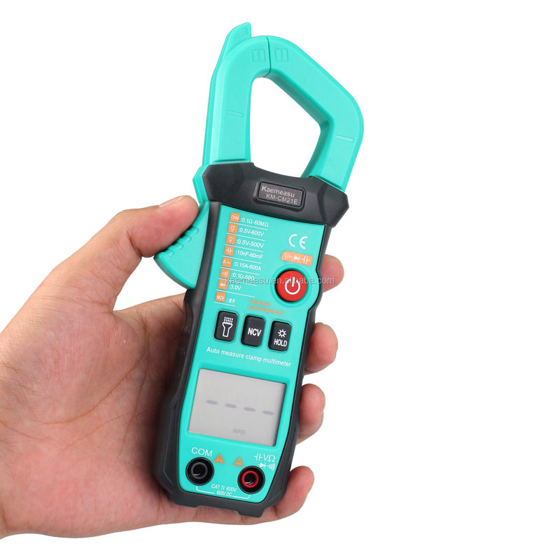 600A Stroommeting Trms Auto-bereik Spanning Ammeter Hz Ohm Ncv Tester Multimeter Ampere Meter Klemmeter 21E