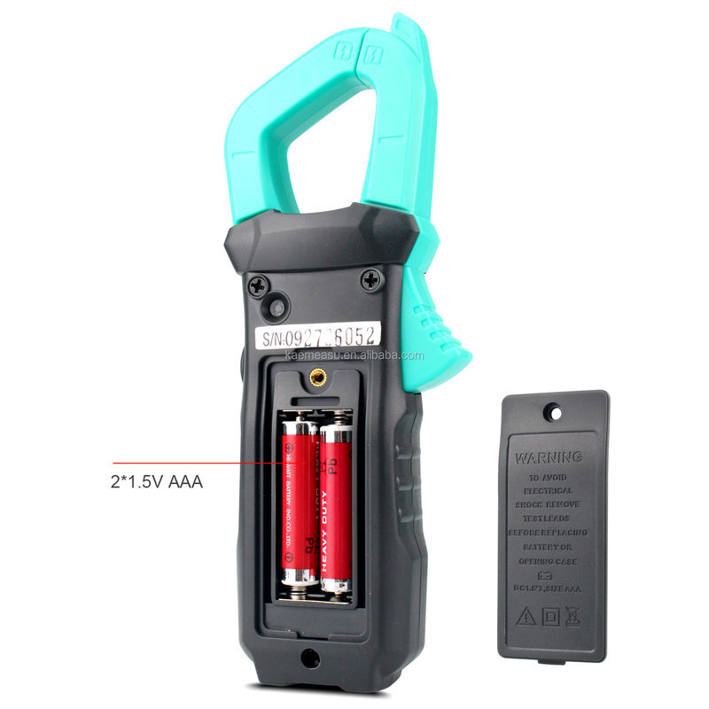 Draagbare digitale multimeter met spanningsmelder en klem met meetweerstand 600Ω/6kΩ/60kΩ/600kΩ/6MΩ/40MΩ
