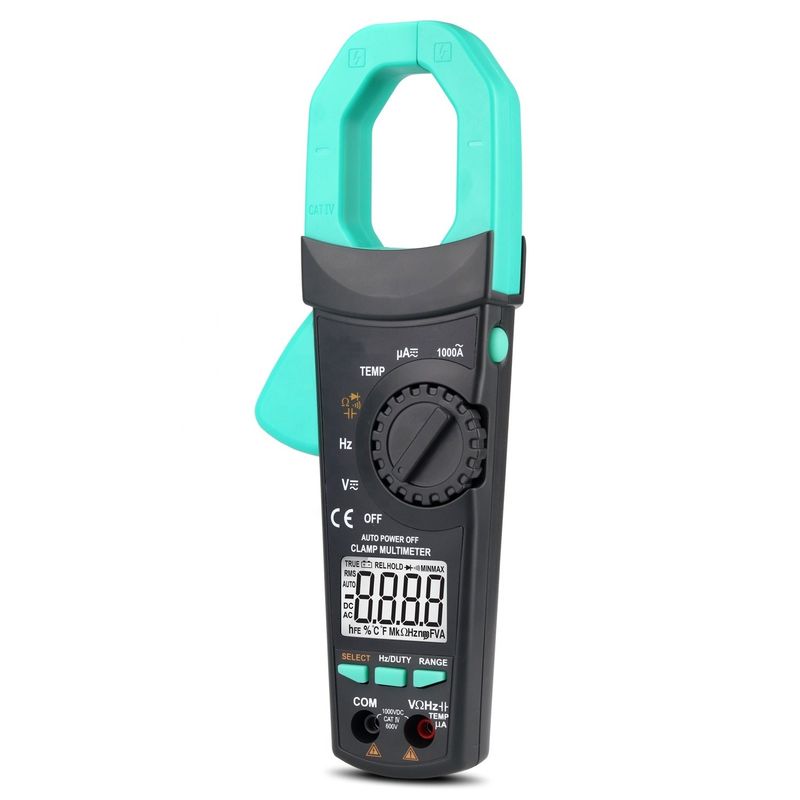 Professionele 1000A AC/DC Spanningsclampmeter met 3 5/6 cijfers display en multifunctionele stroommeting