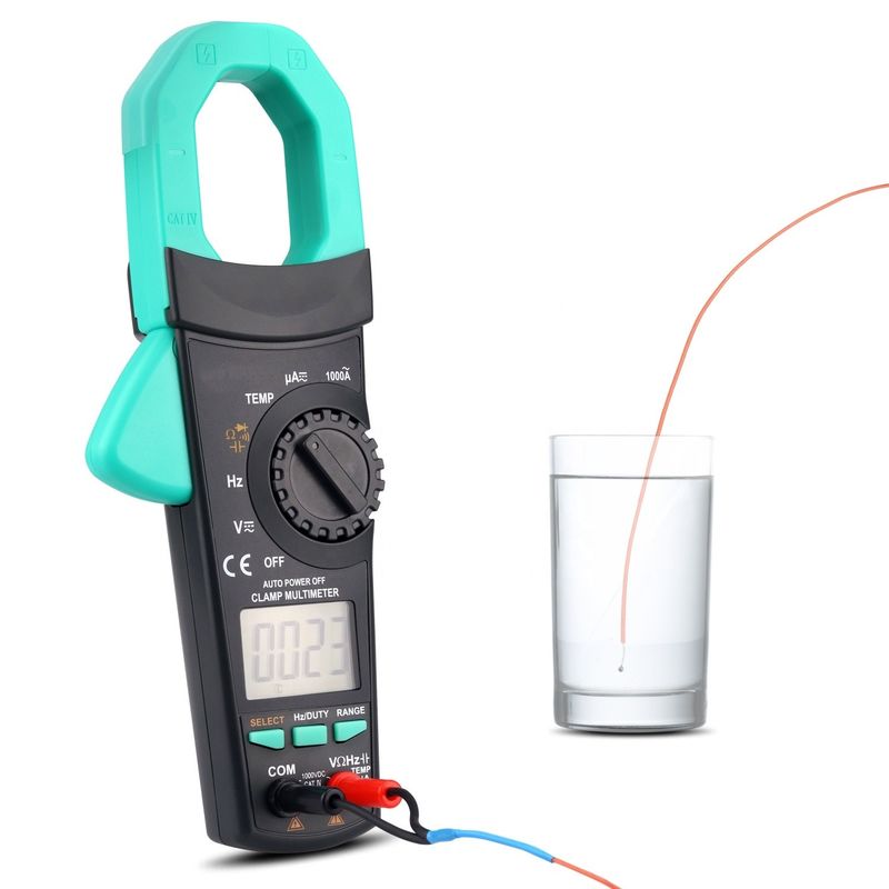 Professionele 1000A AC/DC Spanningsclampmeter met 3 5/6 cijfers display en multifunctionele stroommeting