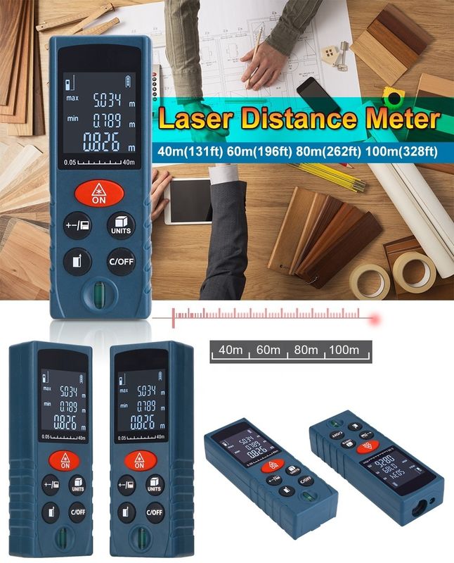 Mini Draagbare Handheld Digitale meetinstrumenten met hoge precisie Laser afstandmeter Laser afstandmeter