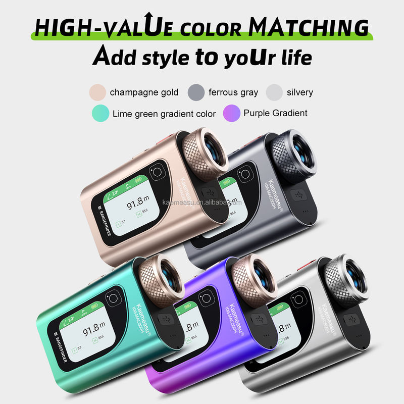 OEM ODM Touch Screen Laser Afstandsmeter Jachttelescoop Aluminium Afstandsmeter Golf 600m Laser Afstandsmeters