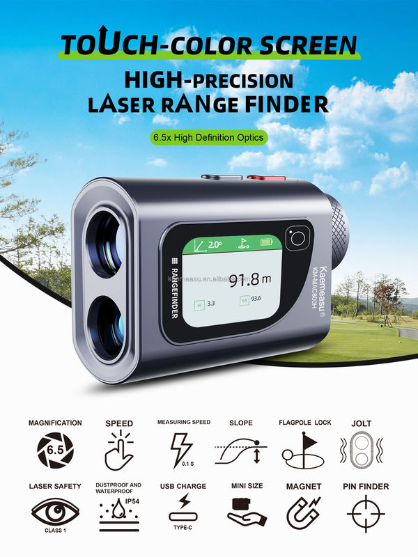 800m Multi Function Laser Measuring Tool Afstandsmeter Afstandsmeter 6.5X Elektronische bandmeting Hoogteprecisie voor ingenieurs