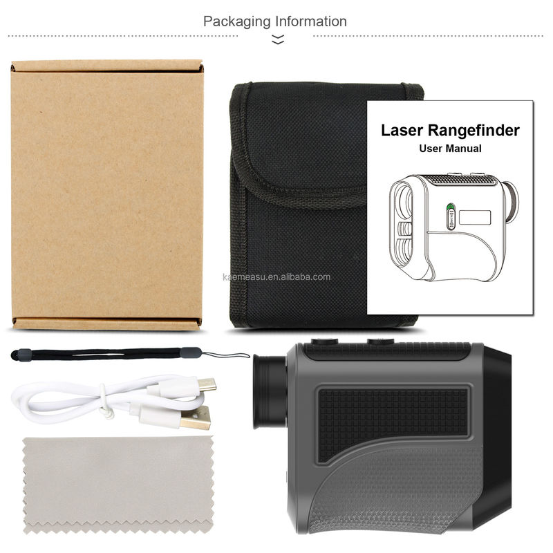 F600m Golf Rangefinder Slope Flag Lock Lichte lasermeter voor professioneel golfgebruik