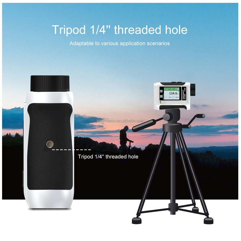 J Verbeterde LCD-scherm Golf Sport Laser Range Finder met 1500m bereik en optische instrumenten