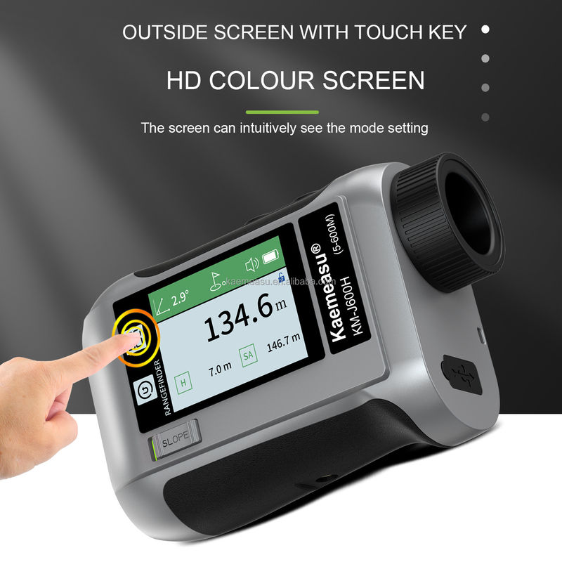 J LCD-scherm Golf Sport Laser afstandsmeter Optische instrumenten Jachtdiastimeter Intelligente golftelescoop