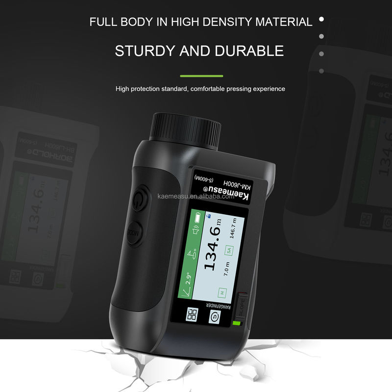 J600m Laser afstandsmeter oplaadbaar Laser afstandsmeter voor snel lezen LCD-scherm geheugen opslag Draagbaar ontwerp