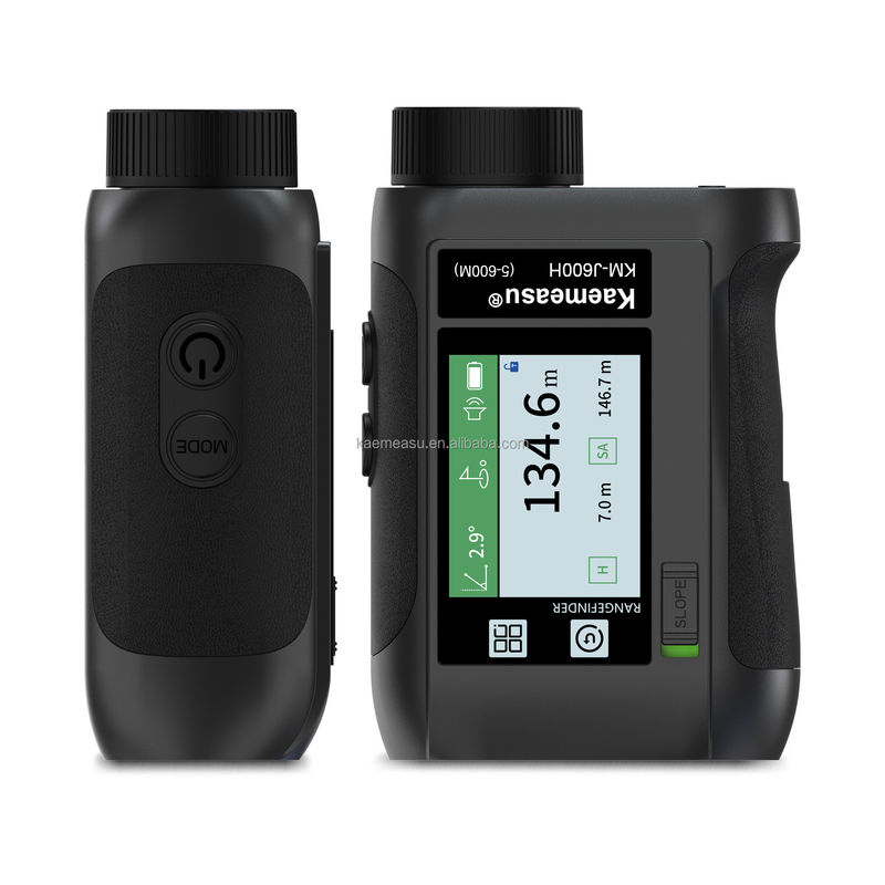 J600m Laser afstandsmeter oplaadbaar Laser afstandsmeter voor snel lezen LCD-scherm geheugen opslag Draagbaar ontwerp