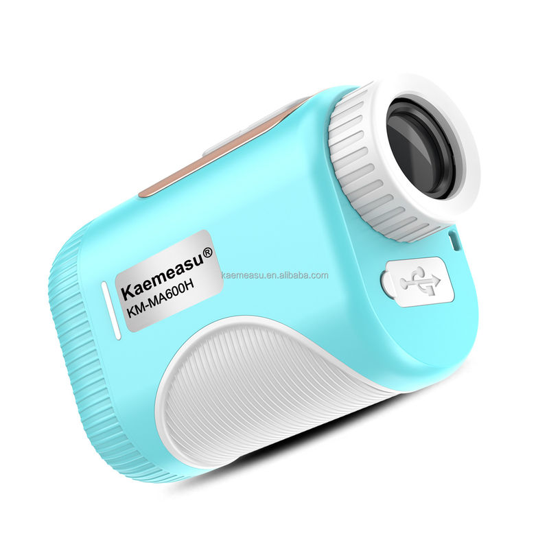 Oplaadbare batterij aangedreven 1200m Golf Laser afstandsmeter 6.55X Vergroting Industriële kwaliteit OEM 92*58*35mm